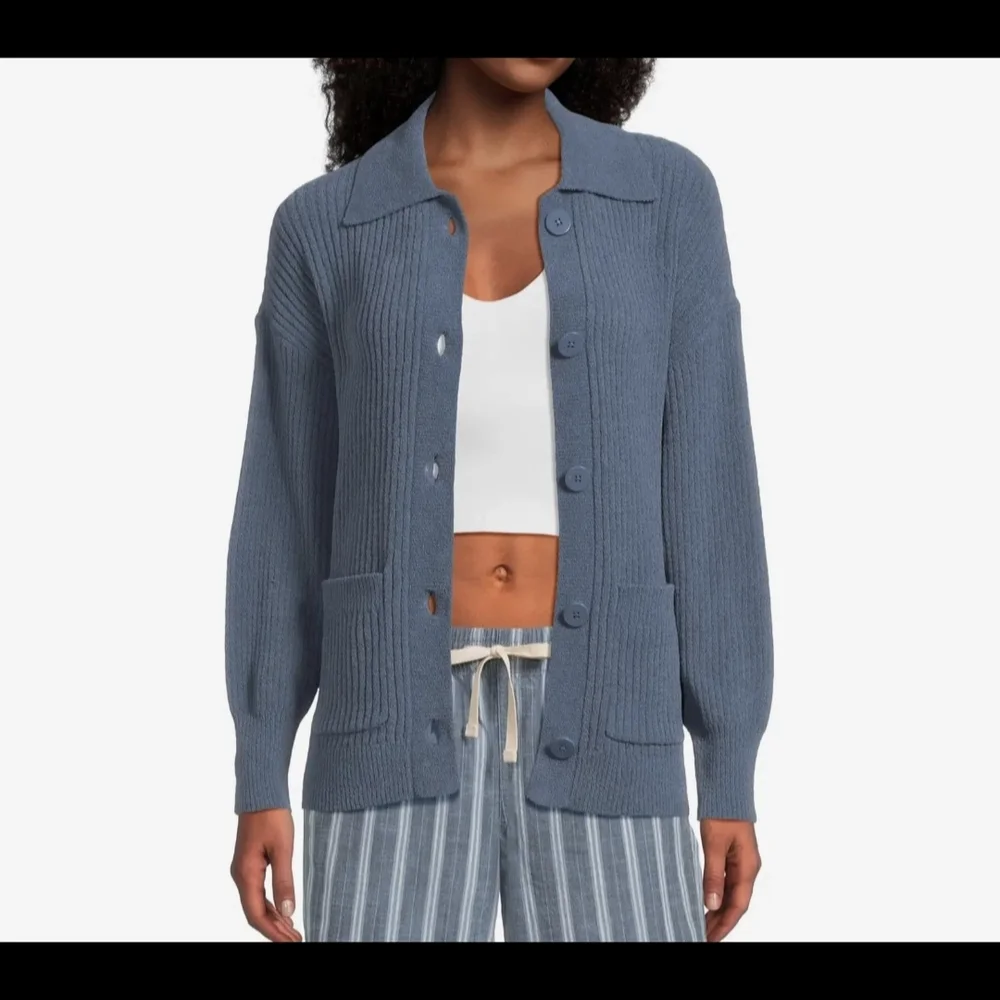 UGG Junipher Cardigan Lite in the color Desert Blue, M, NWT - Picture 1 of 16
